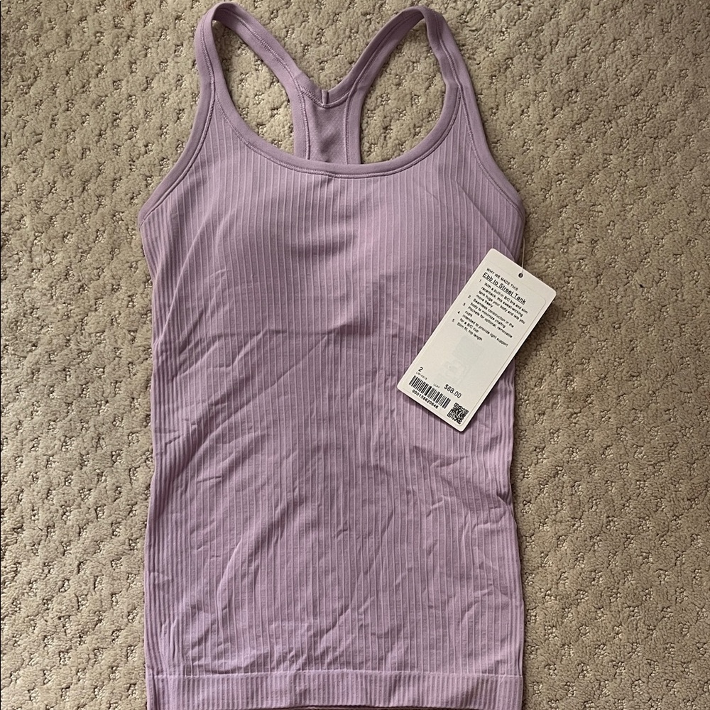 lululemon athletica Ribbed Racerback Tank Top - Lavender
